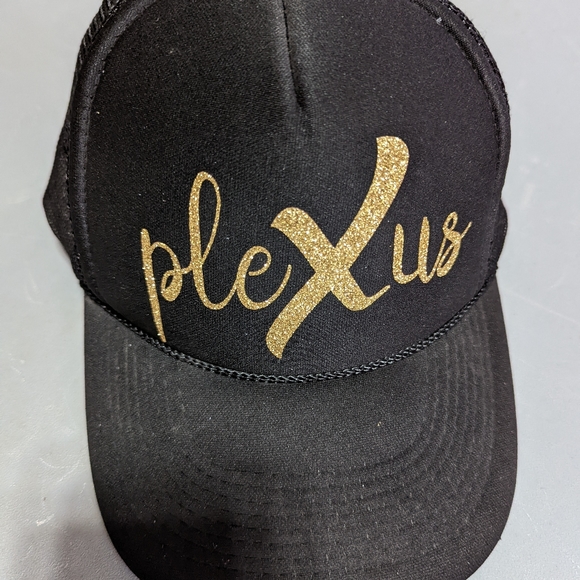 👍Ple Xus Good Embroidered Logo Hat Black Snap Closure Adjustable. - Picture 5 of 5